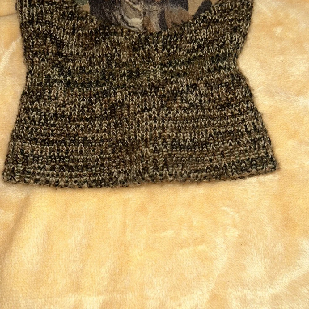 Vintage Reversible Hunting Toboggan/Mask